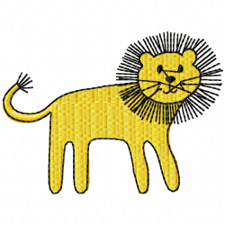 Lion Embroidery Design 6 Lion Embroidery Design 6